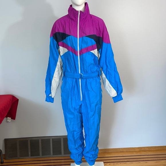 Luippold Jackets & Blazers - Vintage 80s 90s Neon One Piece Ski Suit Designed in Germany